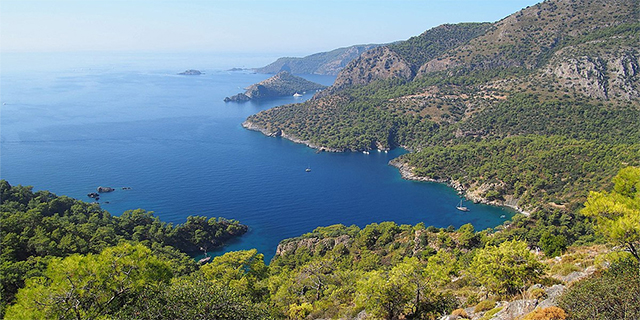 Turkey coastline